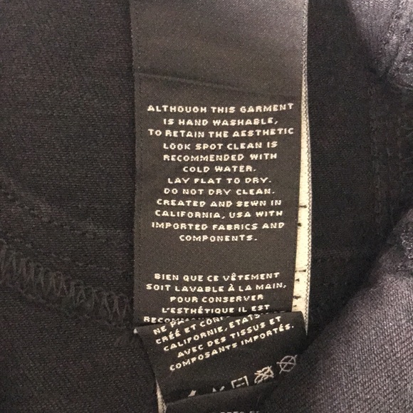 J Brand x Halpern Fringe Stellar Jeans Skinny Black Size 26 NWT - Picture 10 of 12